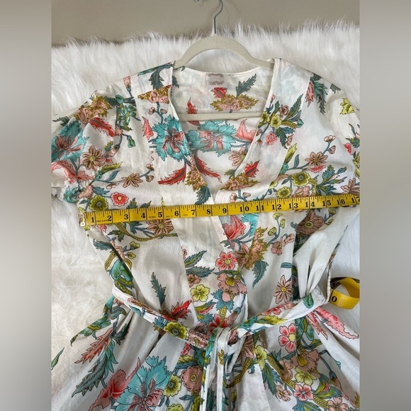 Plum Pretty Sugar Beckoning Creatures Floral Robe Small - Picture 4 of 12